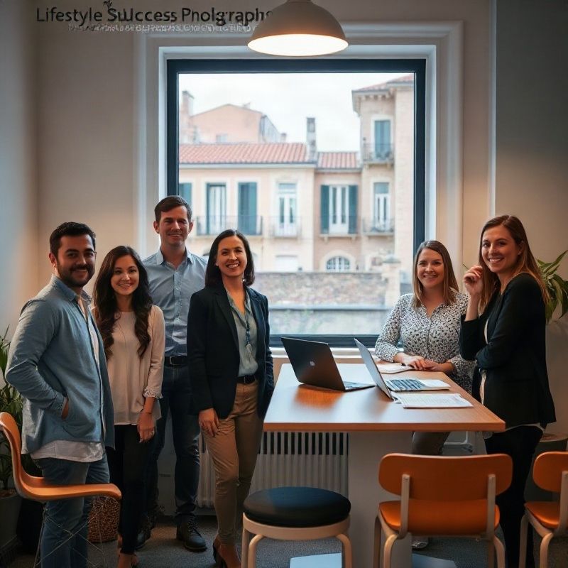 Equipo Terraivivid en un espacio de coworking iluminado en La Plata